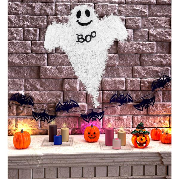 Grote foto halloween wanddecoratie spook 37cm verzamelen overige verzamelingen