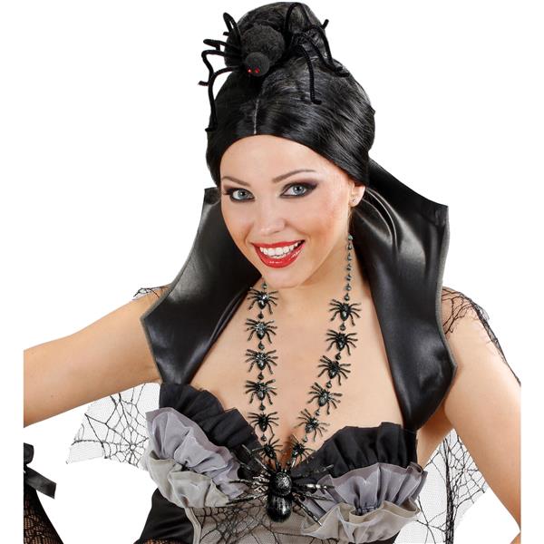 Grote foto halloween ketting spinnen 40cm verzamelen overige verzamelingen