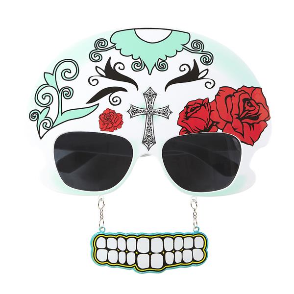 Grote foto dia de los muertos bril verzamelen overige verzamelingen