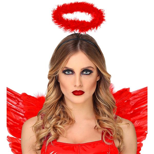 Grote foto halloween haarband rood engel verzamelen overige verzamelingen