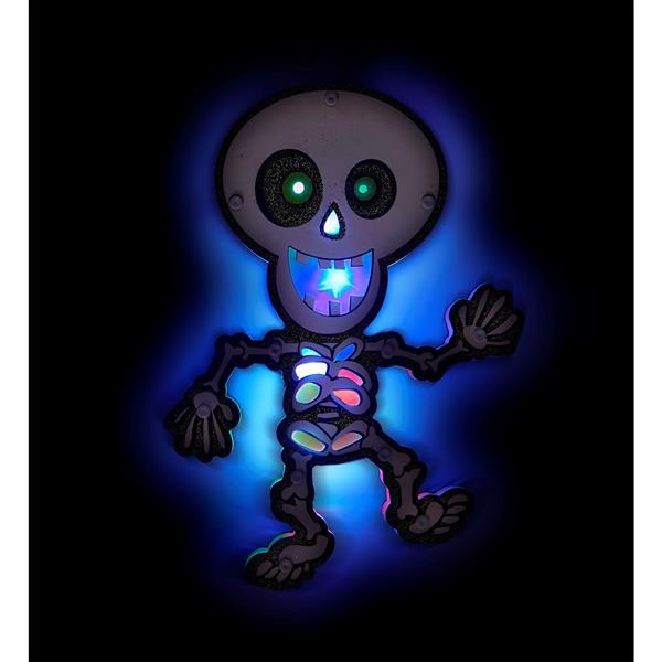 Grote foto halloween wanddecoratie skelet met licht verzamelen overige verzamelingen