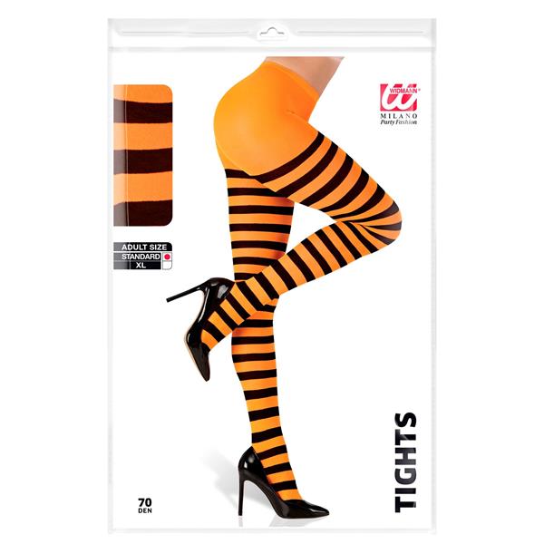 Grote foto halloween panty zwart oranje gestreept verzamelen overige verzamelingen