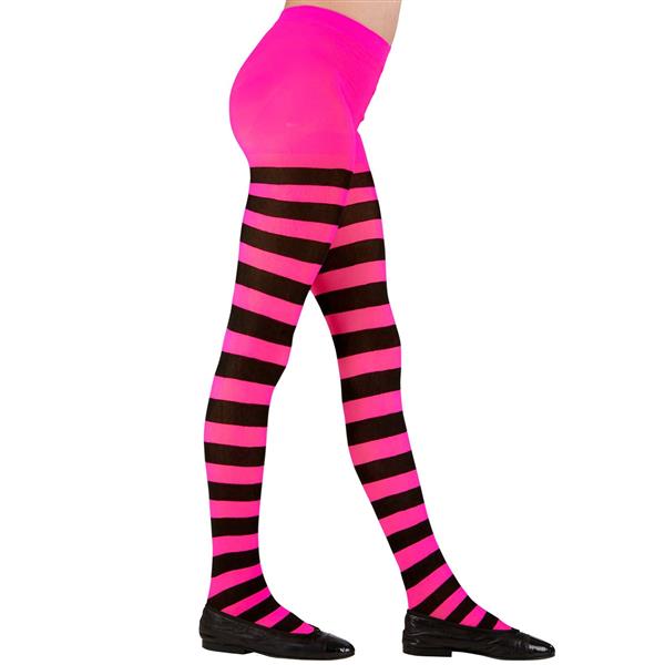 Grote foto roze zwarte panty kind gestreept verzamelen overige verzamelingen
