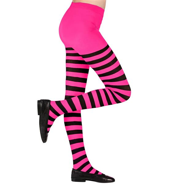 Grote foto roze zwarte panty kind gestreept verzamelen overige verzamelingen