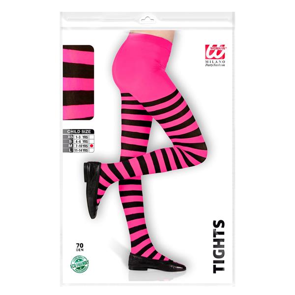 Grote foto roze zwarte panty kind gestreept verzamelen overige verzamelingen