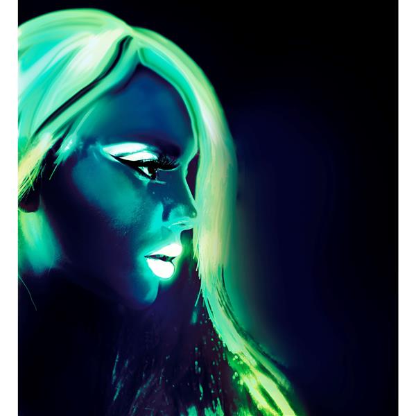Grote foto witte schmink glow in the dark 30ml verzamelen overige verzamelingen