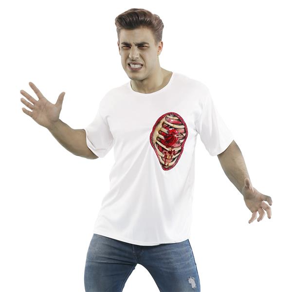Grote foto halloween shirt heren ribbenkast verzamelen overige verzamelingen