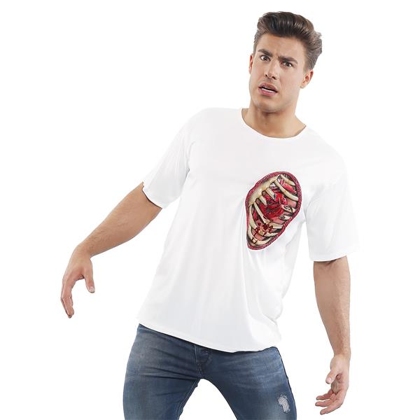 Grote foto halloween shirt heren ribbenkast verzamelen overige verzamelingen