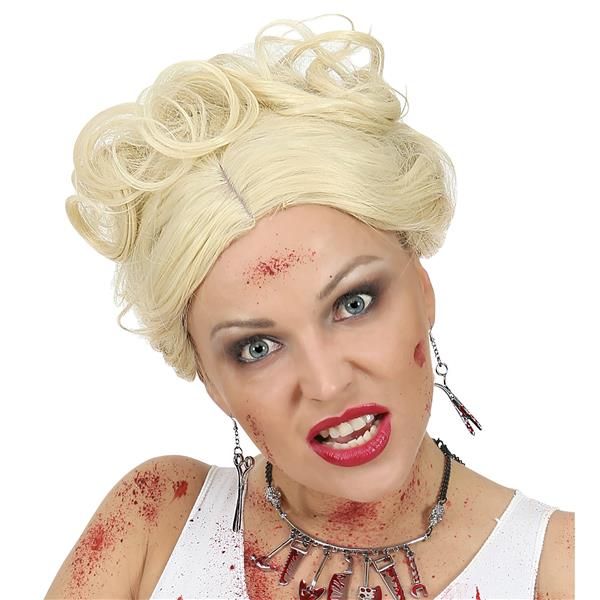 Grote foto halloween oorbellen schaar met bloed verzamelen overige verzamelingen
