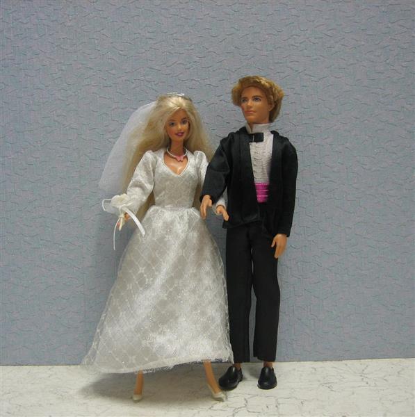 Grote foto barbie en ken gaan trouwen pop161 kinderen en baby poppen