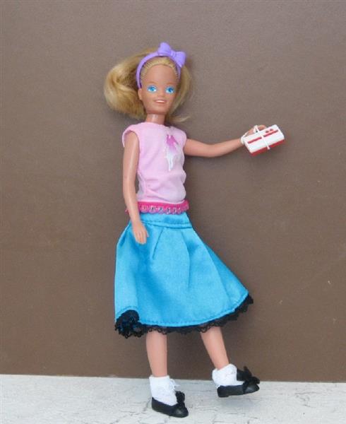Grote foto skipper barbie met radio vintage pop168 kinderen en baby poppen