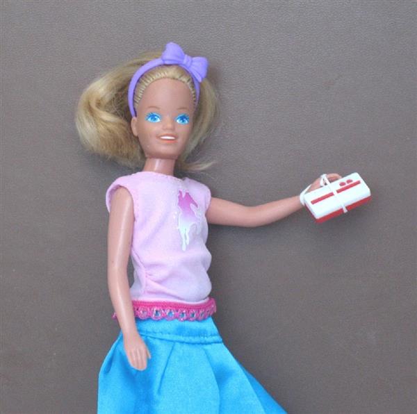 Grote foto skipper barbie met radio vintage pop168 kinderen en baby poppen