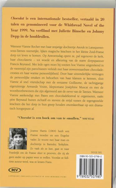 Grote foto chocolat chocolat 1 boeken overige boeken