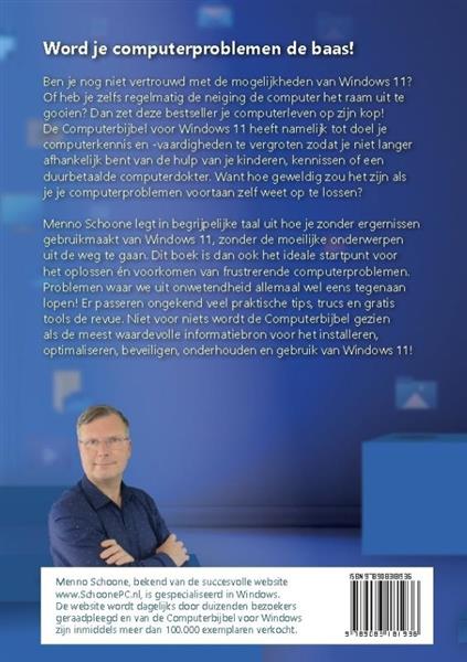 Grote foto computerbijbel voor windows 11 het schoonepc boek voor windows 11 3e editie boeken informatica computer