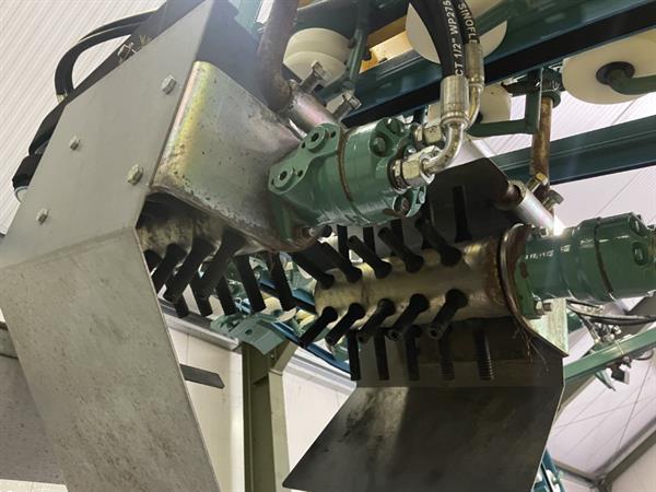 Grote foto baekelandt pra preirooier automaat verlengd model dubbele rij vullen agrarisch oogstmachines