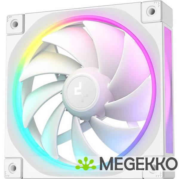 Grote foto deepcool fl12 wh 3 in 1 computer behuizing ventilator 12 cm wit 3 stuk s computers en software overige computers en software