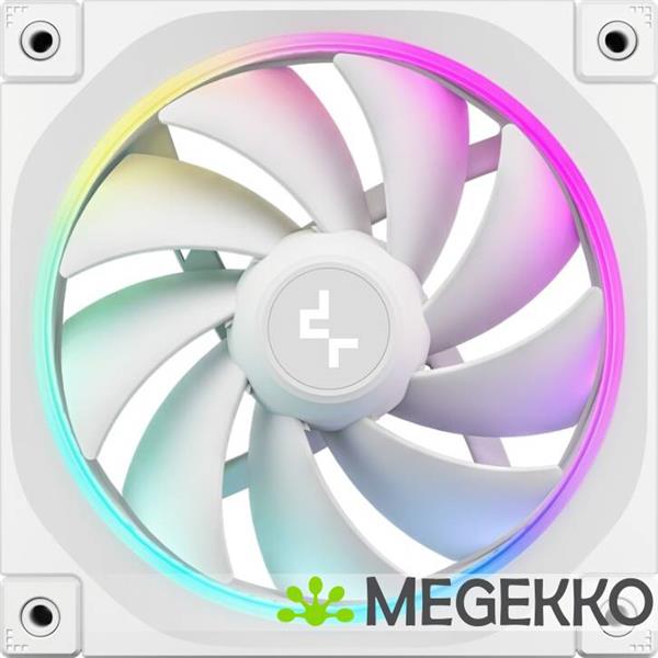 Grote foto deepcool fl12 wh 3 in 1 computer behuizing ventilator 12 cm wit 3 stuk s computers en software overige computers en software