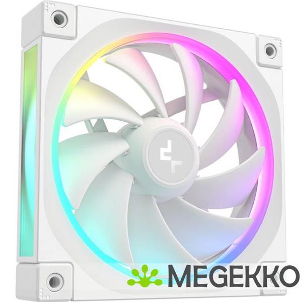 Grote foto deepcool fl12 wh 3 in 1 computer behuizing ventilator 12 cm wit 3 stuk s computers en software overige computers en software