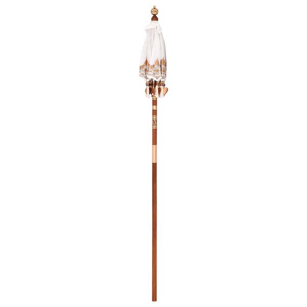 Grote foto vidaxl balinese parasol anders cr me x 260 cm katoen en massief hout tuin en terras overige tuin en terras