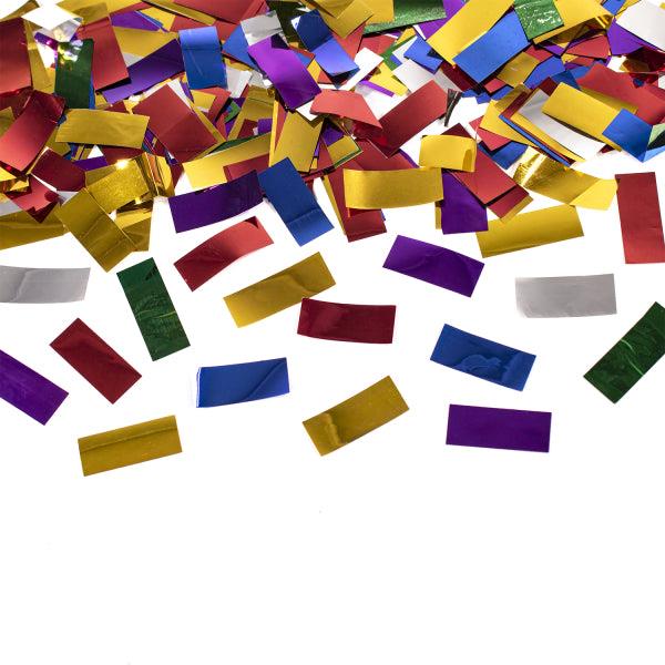 Grote foto confetti cannon multicolor rectangular foil 60 cm verzamelen overige verzamelingen