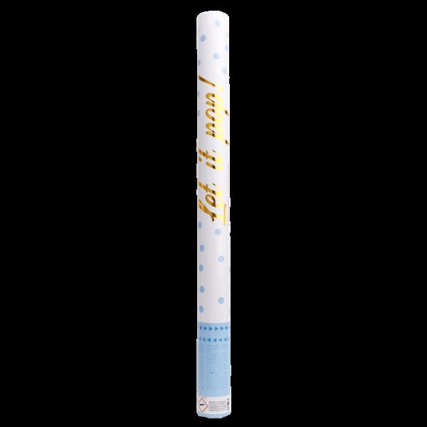Grote foto confetti cannon blue round paper 60 cm verzamelen overige verzamelingen