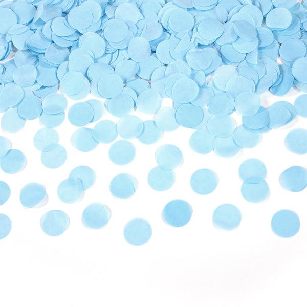 Grote foto confetti cannon blue round paper 60 cm verzamelen overige verzamelingen