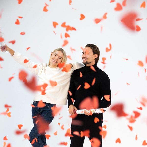 Grote foto confetti cannon heart paper 40 cm verzamelen overige verzamelingen