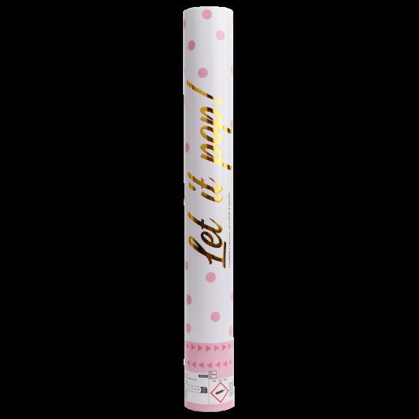 Grote foto confetti cannon pink round paper 40 cm verzamelen overige verzamelingen