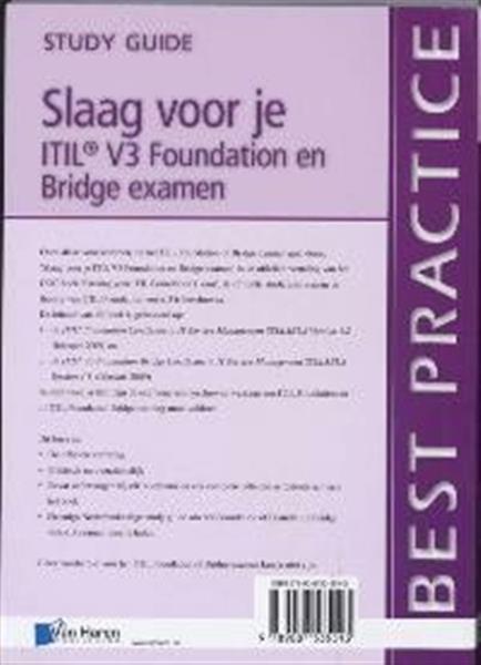 Grote foto slaag voor je itil v3 foundation en bridge examen best practice boeken informatica computer