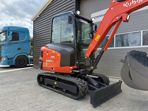 Grote foto kubota kx027 hi spec minigraver nieuw incl cw05 3 bakken doe het zelf en verbouw kranen en graafmachines