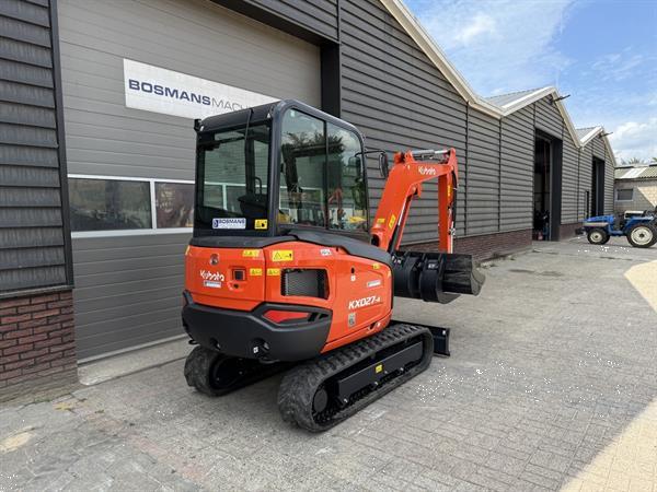 Grote foto kubota kx027 hi spec minigraver nieuw incl cw05 3 bakken doe het zelf en verbouw kranen en graafmachines