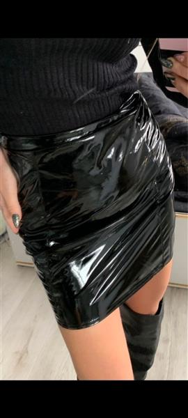 Grote foto leren en latex rokjes maat m kleding dames lederen kleding
