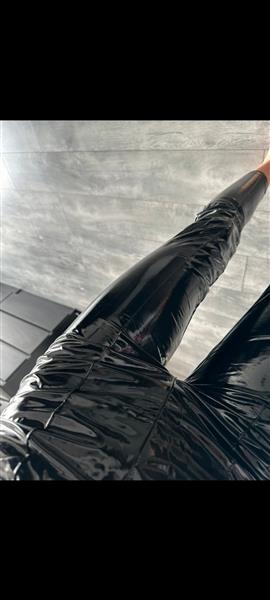 Grote foto leren leggings maat m kleding dames lederen kleding