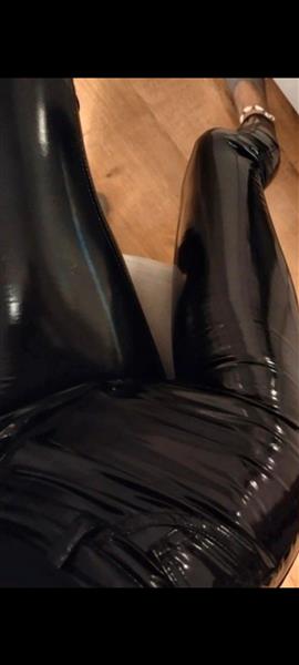 Grote foto leren leggings maat m kleding dames lederen kleding