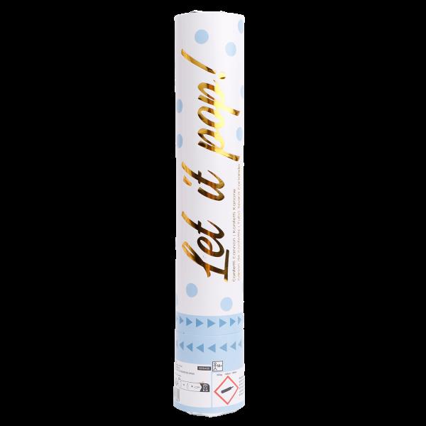 Grote foto confetti cannon blue round paper 28 cm verzamelen overige verzamelingen