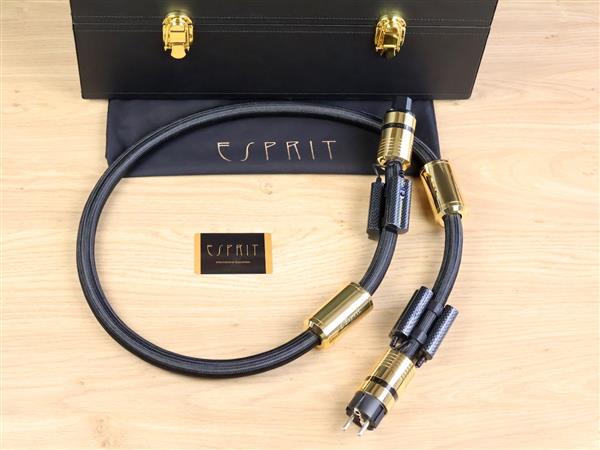 Grote foto esprit audio l esprit highend audio power cable 1 5 metre audio tv en foto onderdelen en accessoires
