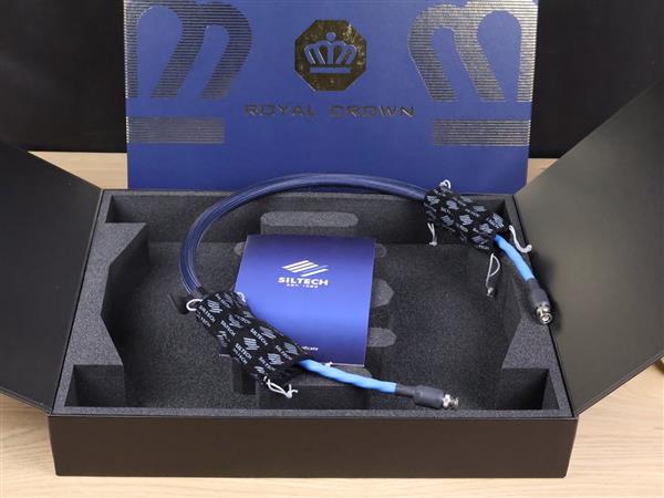 Grote foto siltech royal single crown digit s10 highend digital interconnect bnc 1 0 metre audio tv en foto onderdelen en accessoires