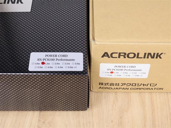 Grote foto acrolink 8n pc8100 performante highend audio power cable 1 5 metre audio tv en foto onderdelen en accessoires
