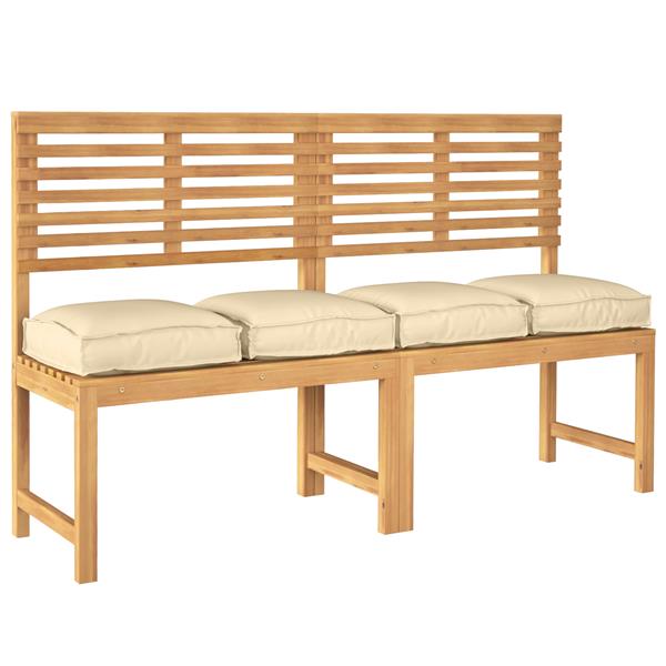 Grote foto vidaxl palletkussens voor zitplek 4 stuks beige 40 x 40 x 8 cm oxford stof huis en inrichting woningdecoratie