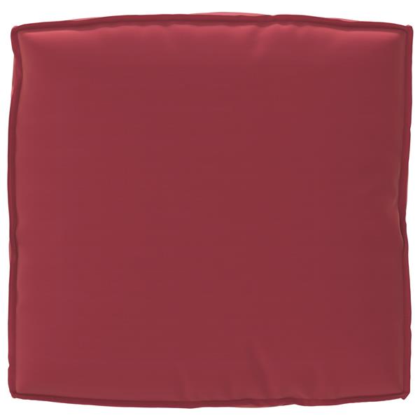 Grote foto vidaxl zithouder wijnrood 80x80x12 cm van oxford stof huis en inrichting woningdecoratie