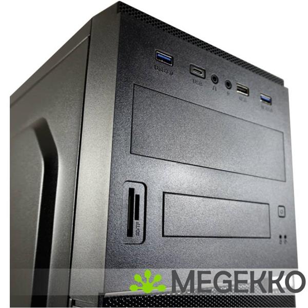 Grote foto lc power lc 7041b on computerbehuizing midi tower zwart computers en software behuizingen en kasten