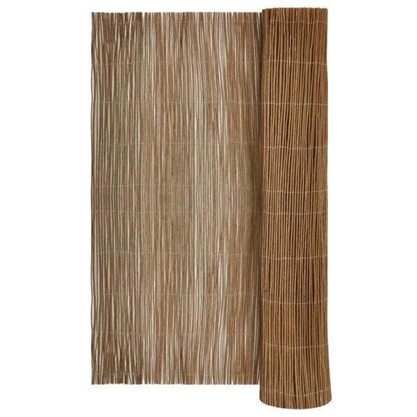 Grote foto vidaxl wilgen schutting 180 x 500 cm tuin en terras hekken en schuttingen