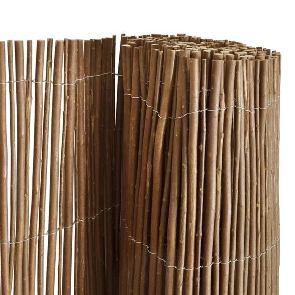 Grote foto vidaxl wilgen schutting 180 x 500 cm tuin en terras hekken en schuttingen