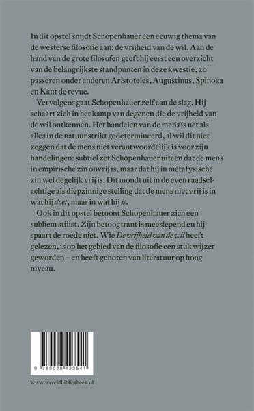 Grote foto de vrijheid van de wil boeken overige boeken