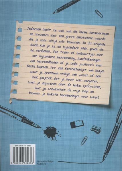 Grote foto mijn creatieve bewaarboek boeken stripboeken
