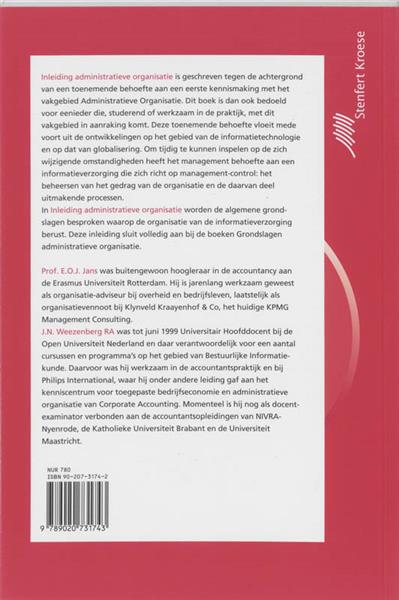 Grote foto inleiding administratieve organisatie boeken overige boeken