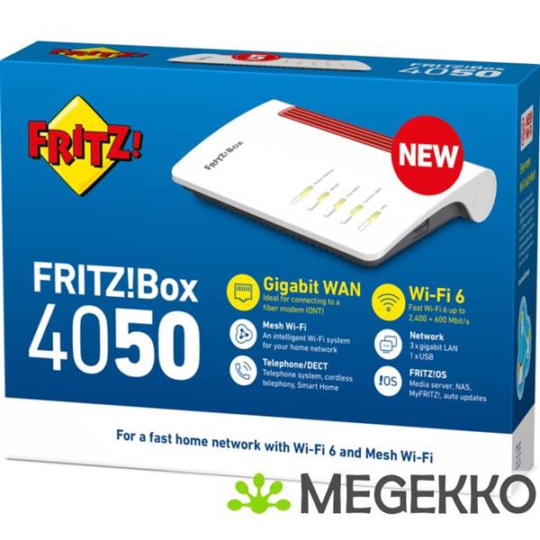 Grote foto avm fritz box 4050 edition international computers en software netwerkkaarten routers en switches
