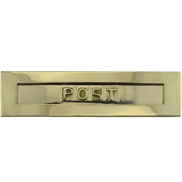 Grote foto brievenbusklep post messing 80 mm doe het zelf en verbouw materialen en producten