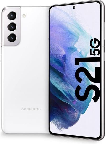 Grote foto als nieuw samsung galaxy s21 model 2021 128gb wit 24 maanden garantie computers en software overige computers en software