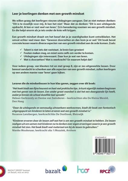 Grote foto growth mindsetlessen boeken overige boeken